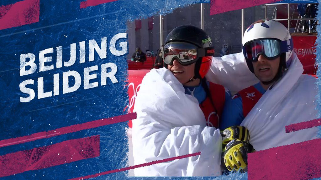 Winter Olympics: Slalom demolition and curling gold for GB in day 16 best bits