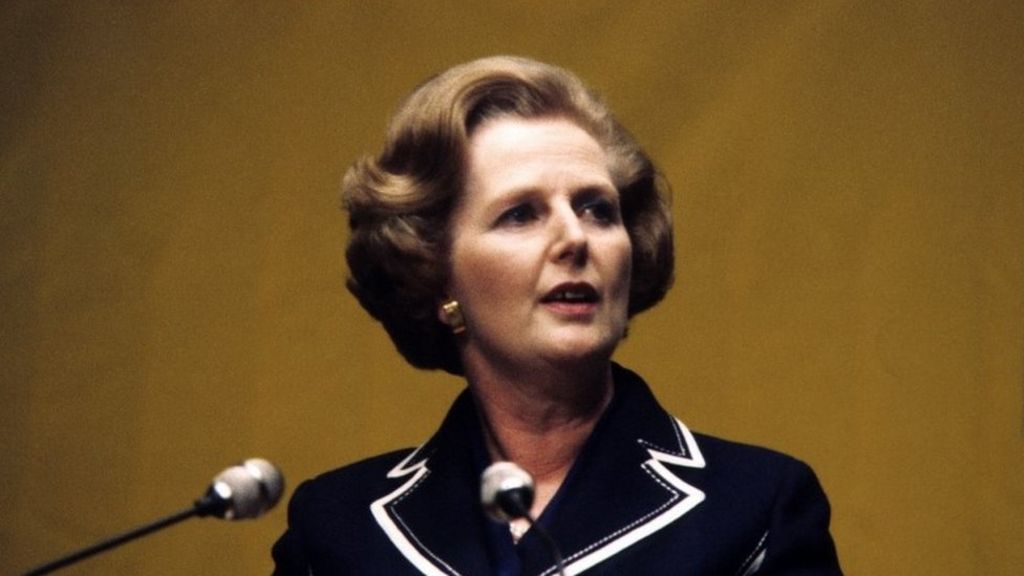 The iron lady Margaret Thatcher