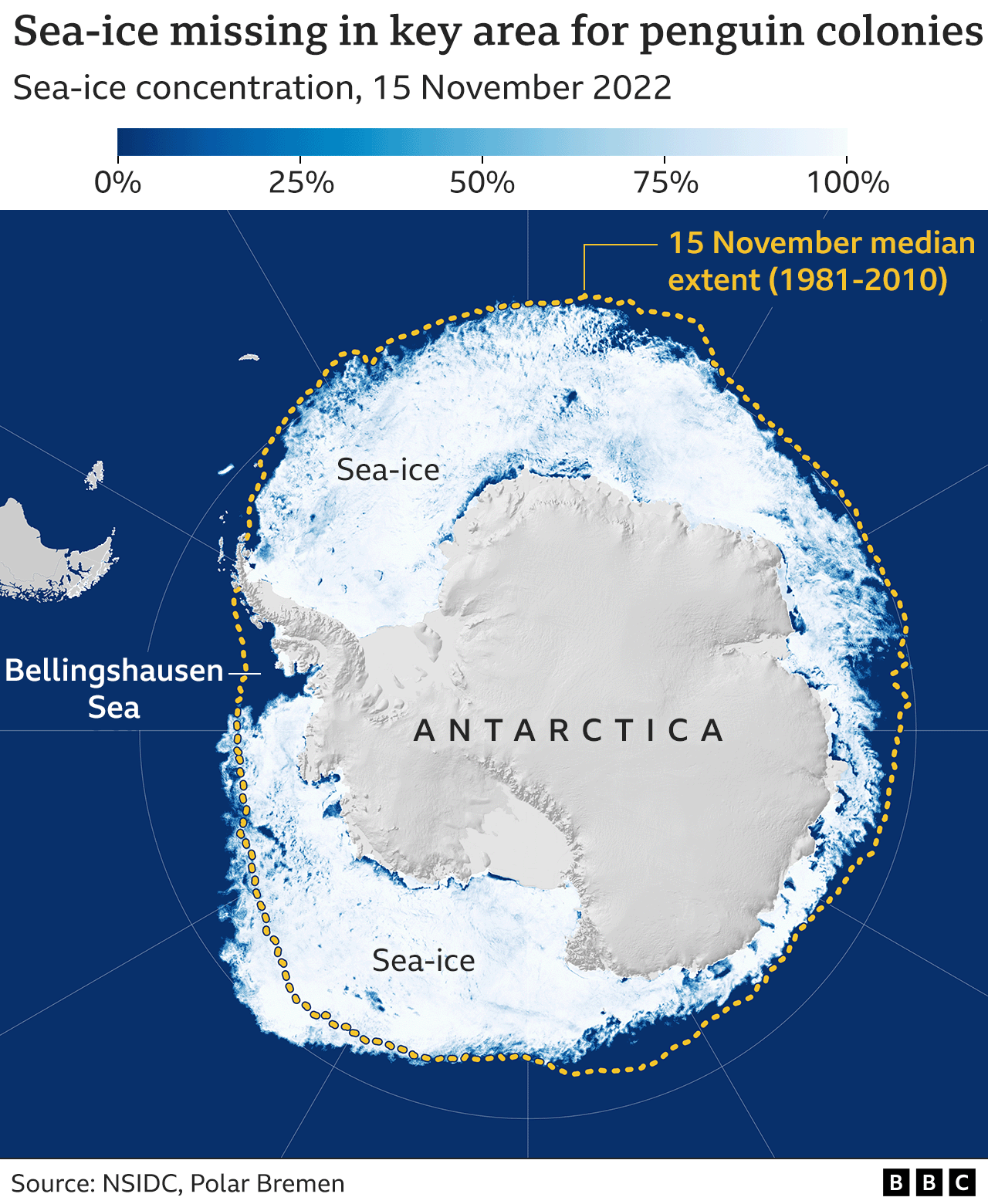Карта морского льда Антарктики