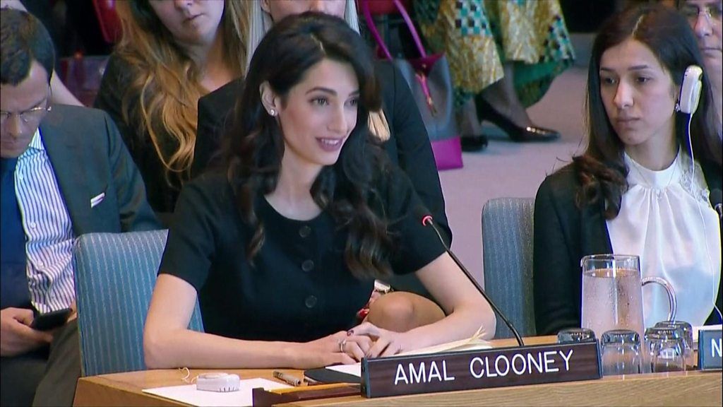 Amal Clooney at United Nations