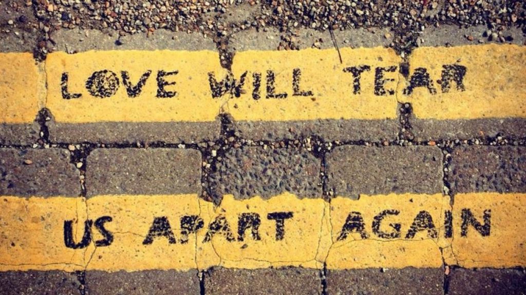 Manchester bands' music lyrics appear on the streets