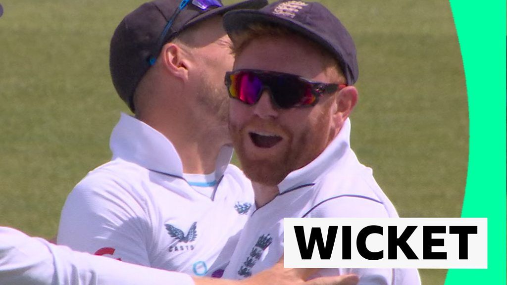 England v New Zealand: Jonny Bairstow's 'brilliant catch' removes Will Young at Lord's