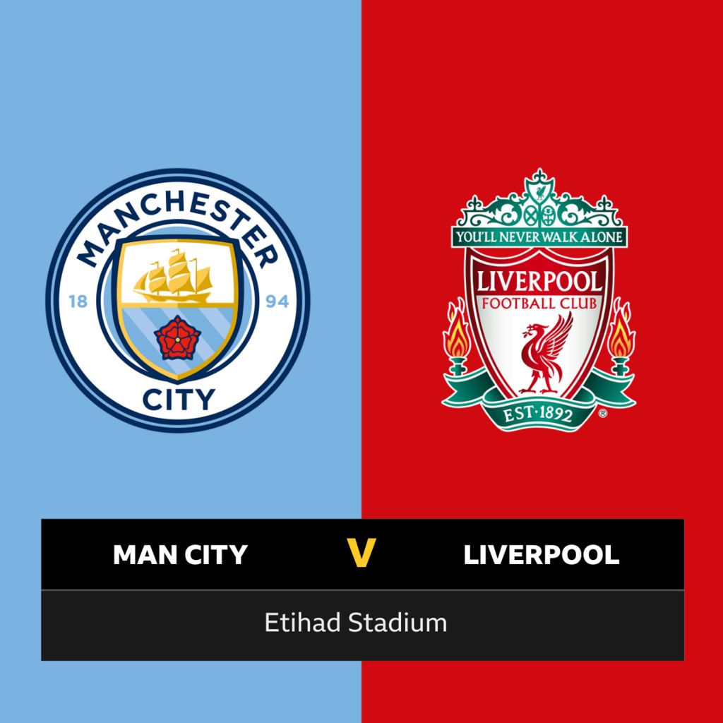 Follow Manchester City vs Liverpool live