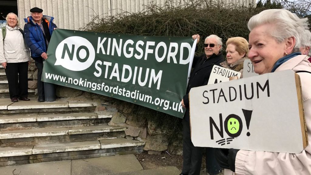 Image result for protests against aberdeen stadium