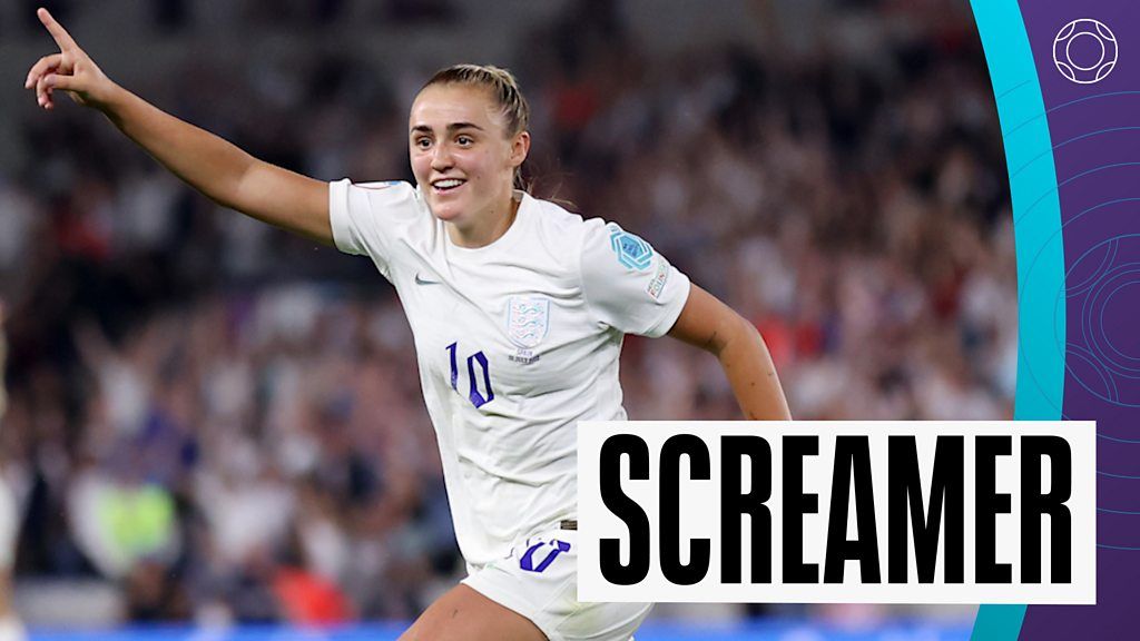 Euro 2022: Georgia Stanway scores a screamer to give England lead against Spain