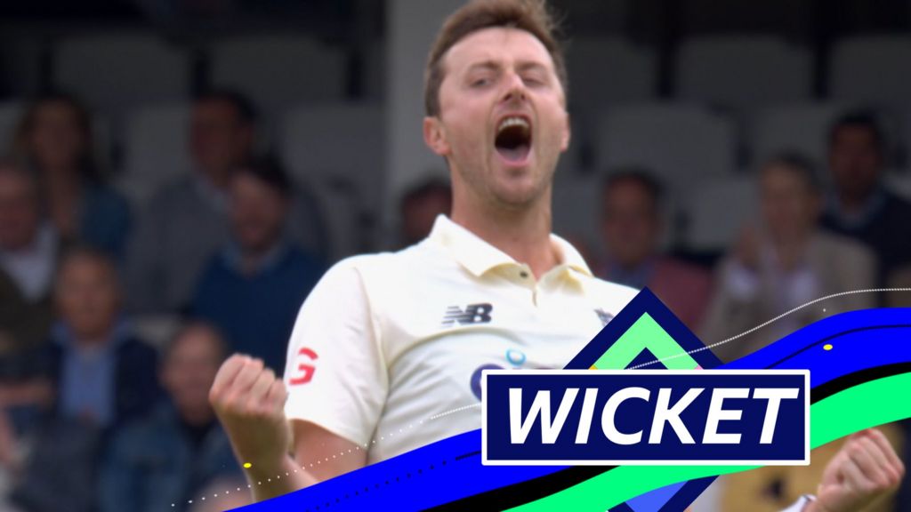 England v India: Ollie Robinson traps KL Rahul lbw for 17