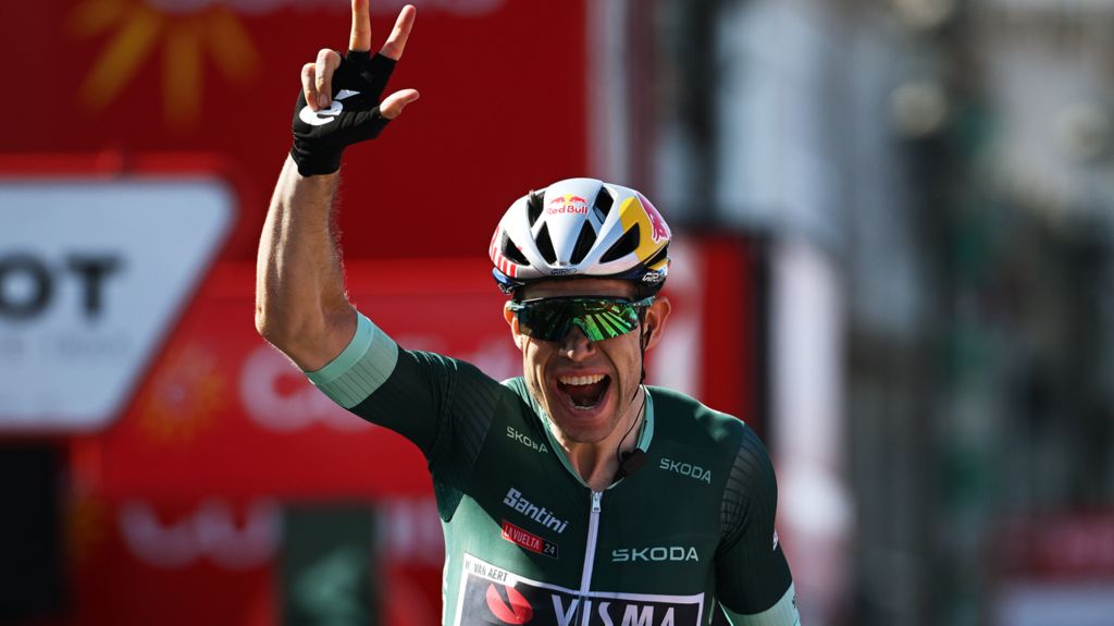 Wout van Aert wins shape 10 astatine nan Vuelta a Espana