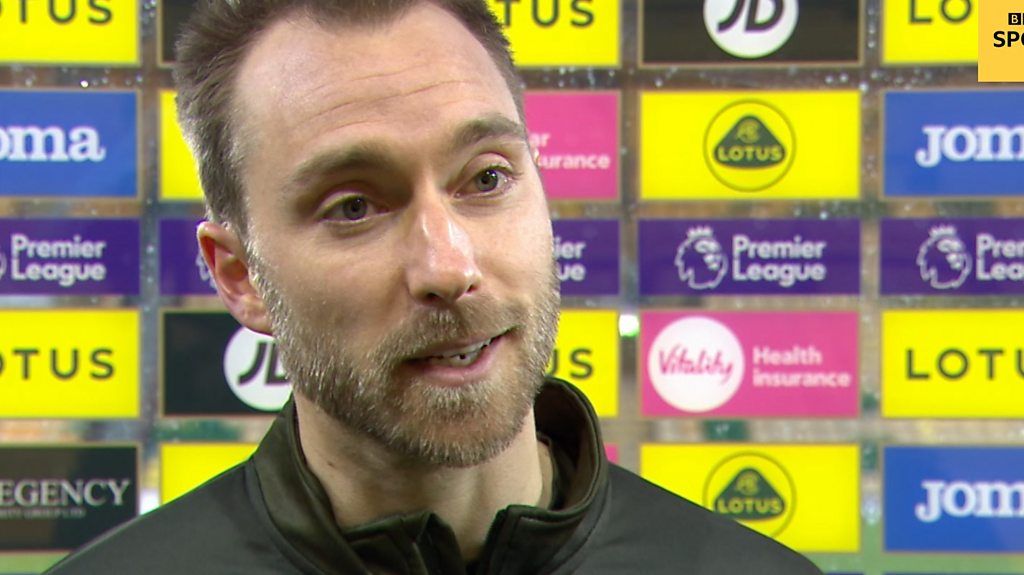 Christian Eriksen: Brentford's Eriksen glad to play 90 minutes in win at Norwich City
