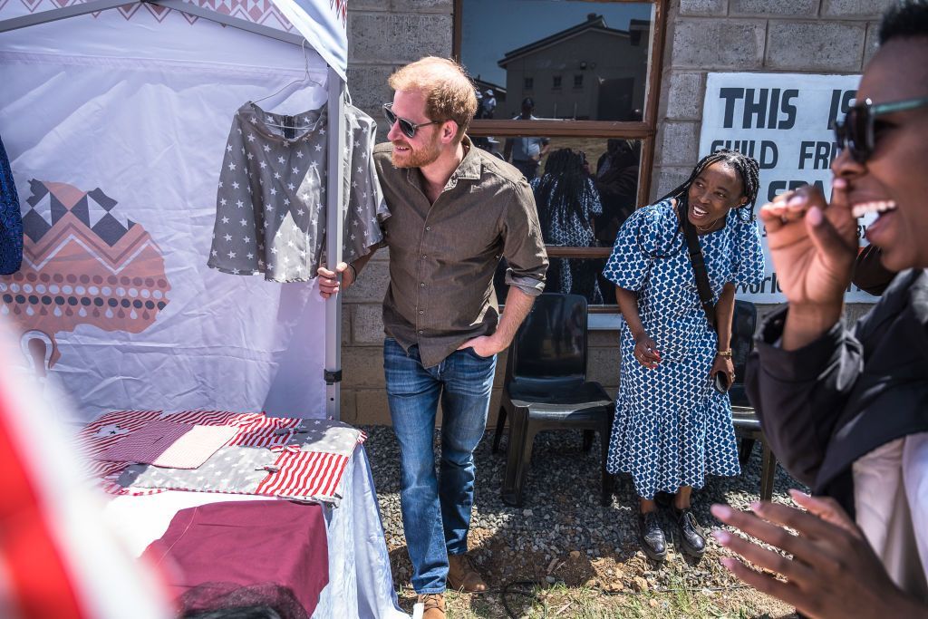 Prince Harry supporting Sentebale in South Africa in October 2024
