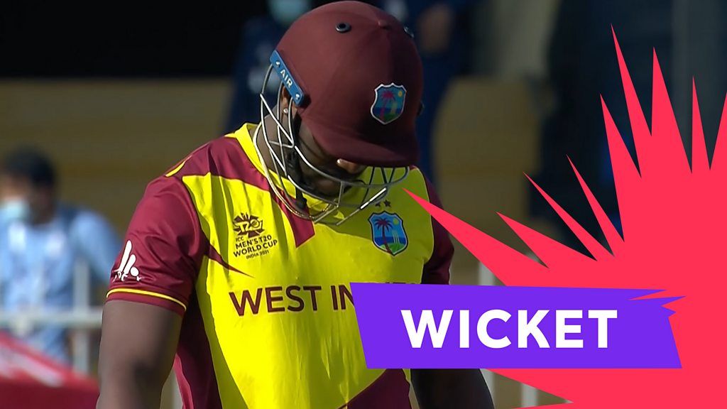T20 World Cup - West Indies v Bangladesh: Andre Russell run out without facing a ball