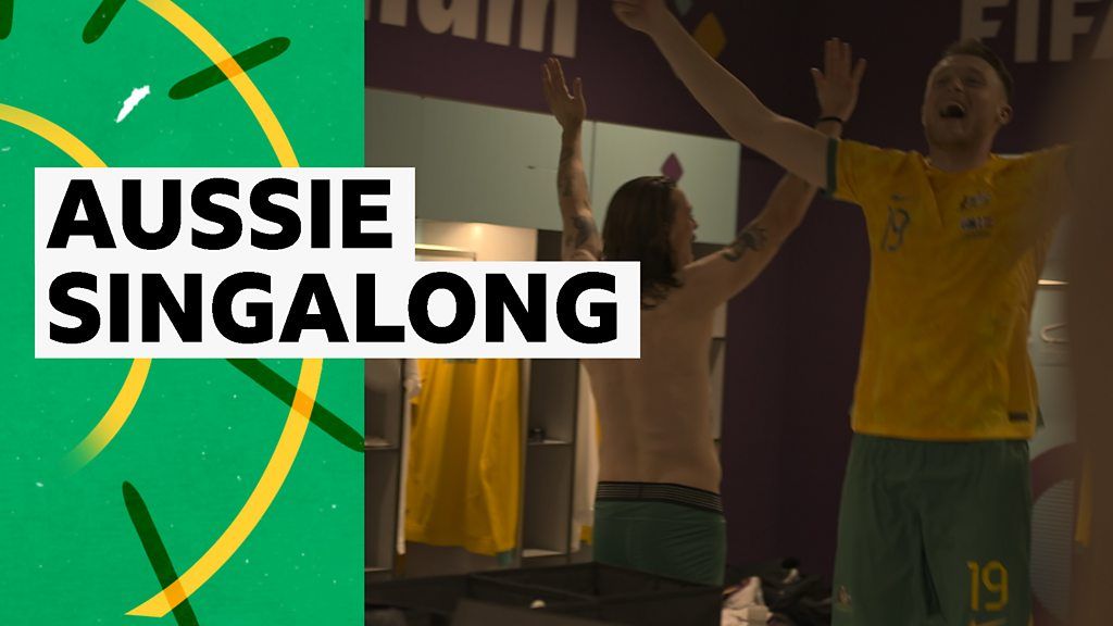 Australia sing 'Sweet Caroline' in dressing room celebration