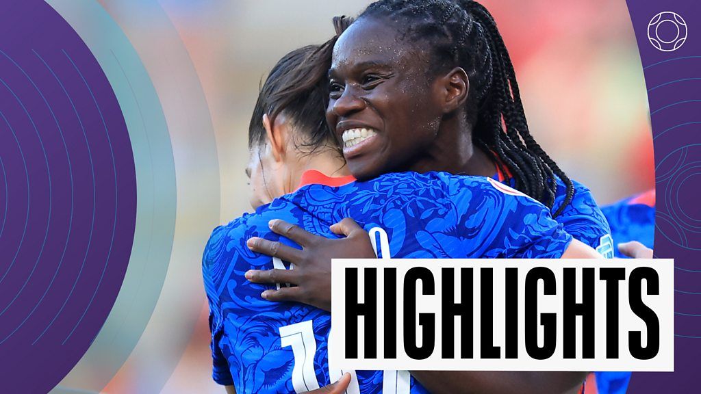 Euro 2022: France beat Belgium 2-1 to win Group D - highlights