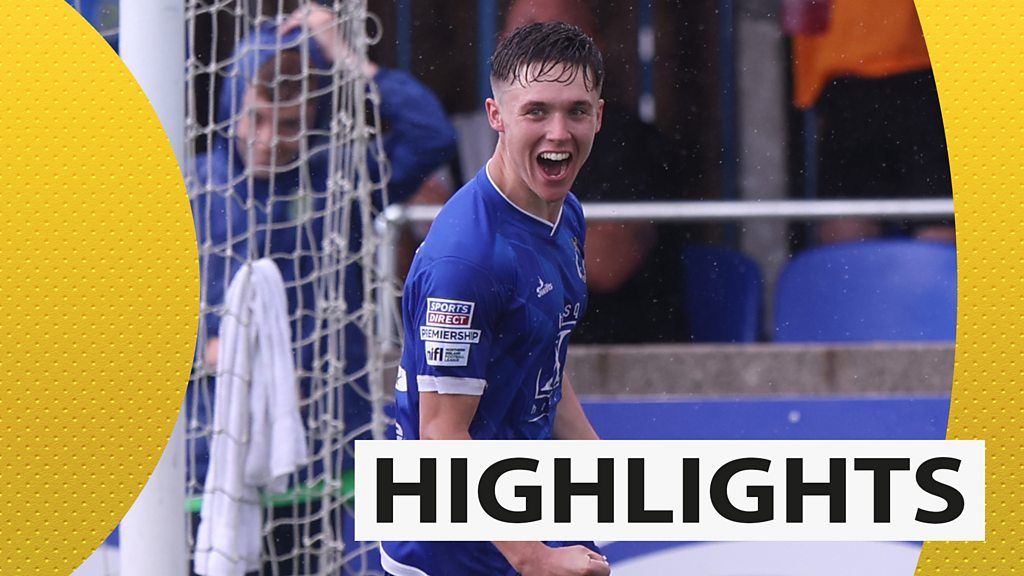 Watch: Dungannon see off Championship leaders Newington - BBC Sport