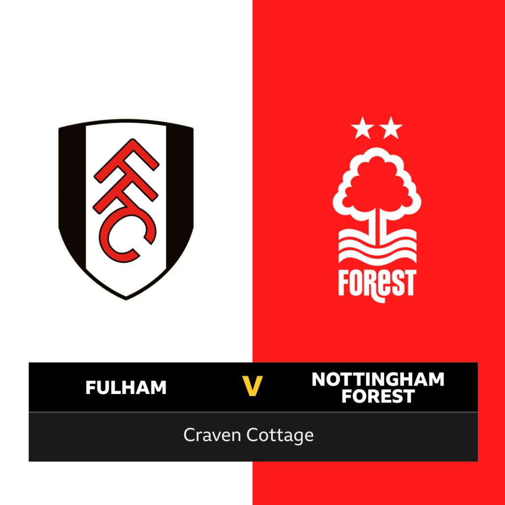 Follow Fulham V Nottingham Forest Live - BBC Sport