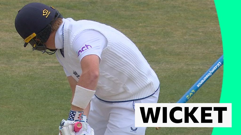 England v New Zealand: Tim Southee bowls Ollie Pope for 82 to give NZ early wicket
