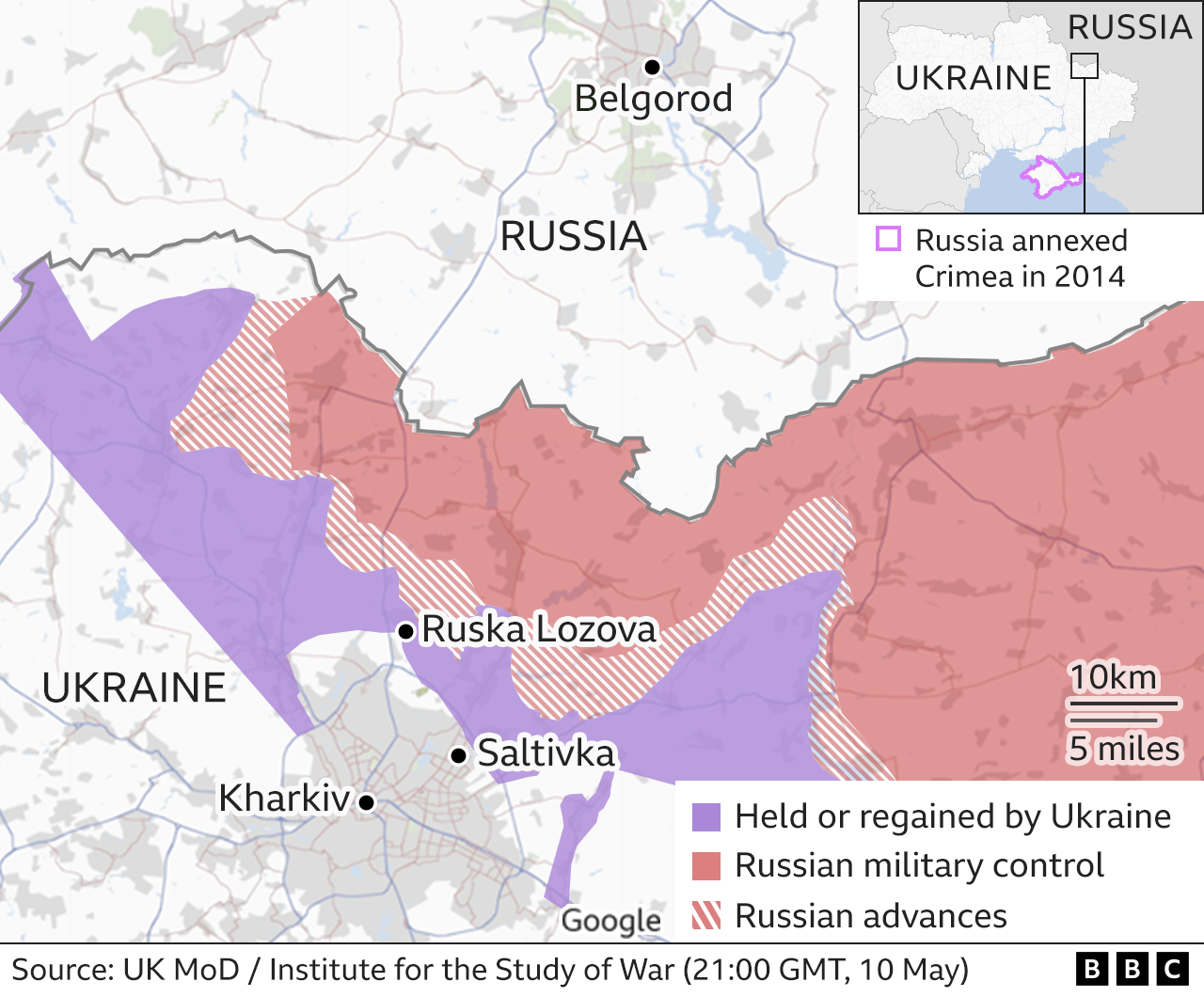 Ukraine war: Russia pushed back from Kharkiv - report from front line ...