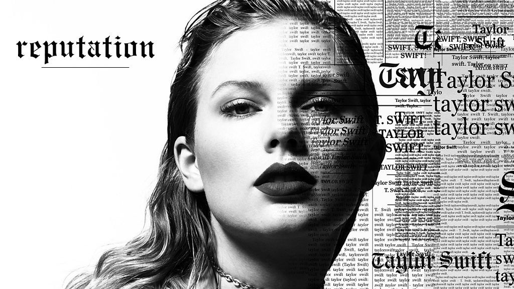 Artwork for Taylor Swift's album, Reputation