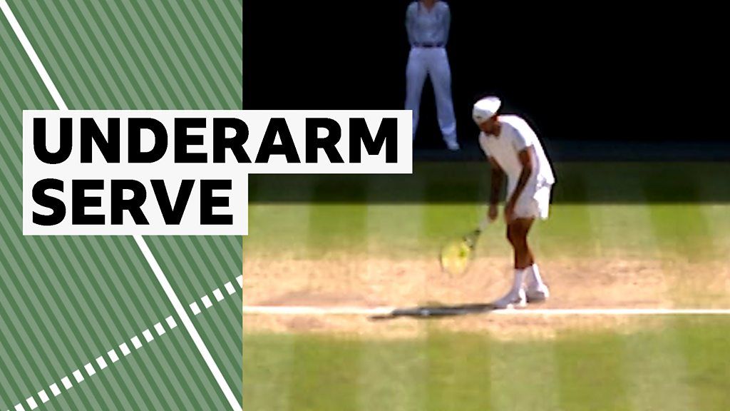 Watch: Kyrgios performs cheeky underarm serve in Wimbledon men’s final