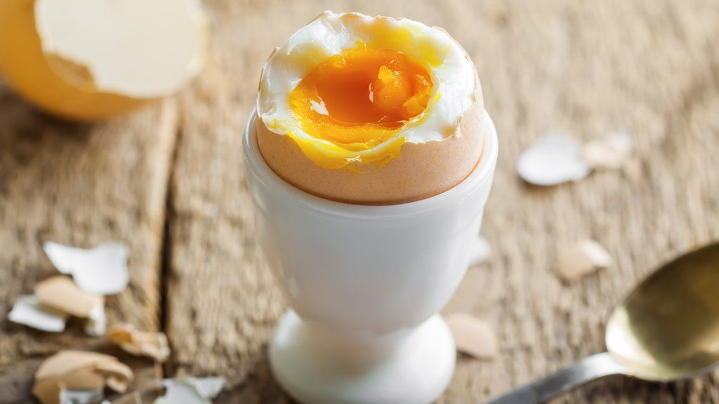 Soft boiled runny egg