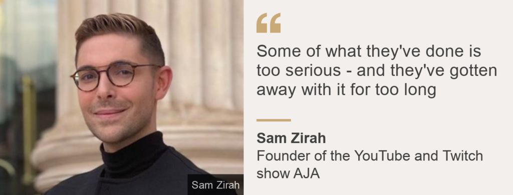 Sam Zirah: "Some of what they've done is too serious - and they've gotten away with it for too long."