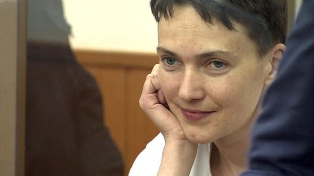 Ukrainian Pilot Nadiya Savchenko Given 22 Year Sentence Bbc News