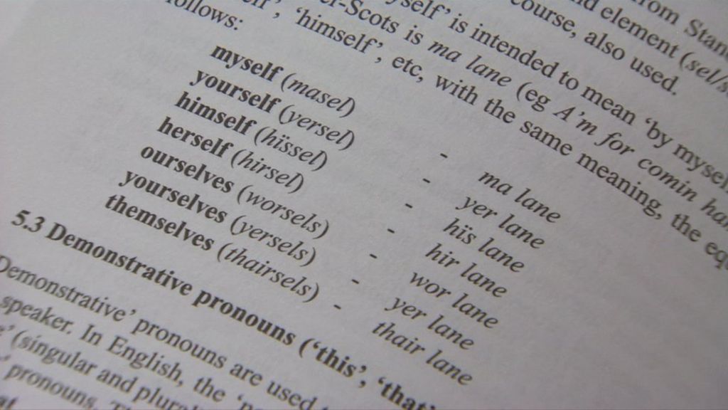 Forgotten language?
