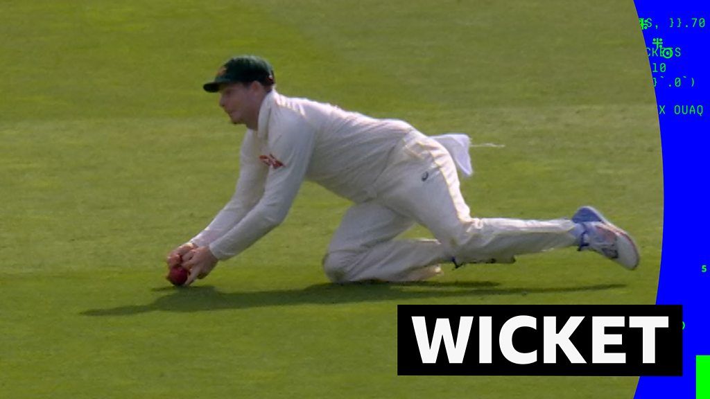 Root falls on 10 to diving Smith catch