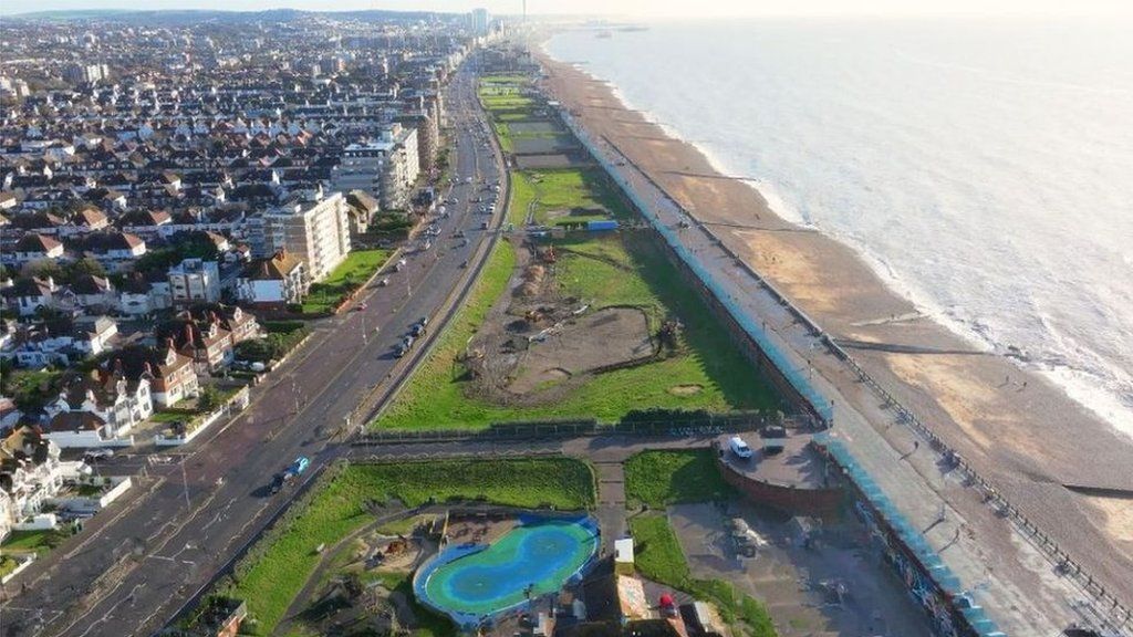 Development of new park in Hove