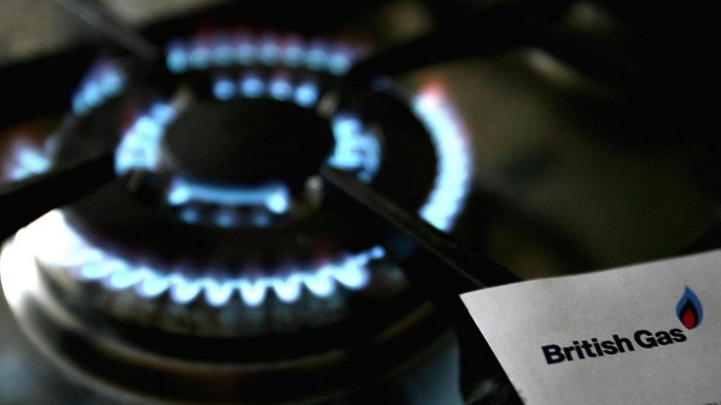Gas ring beside British Gas bill