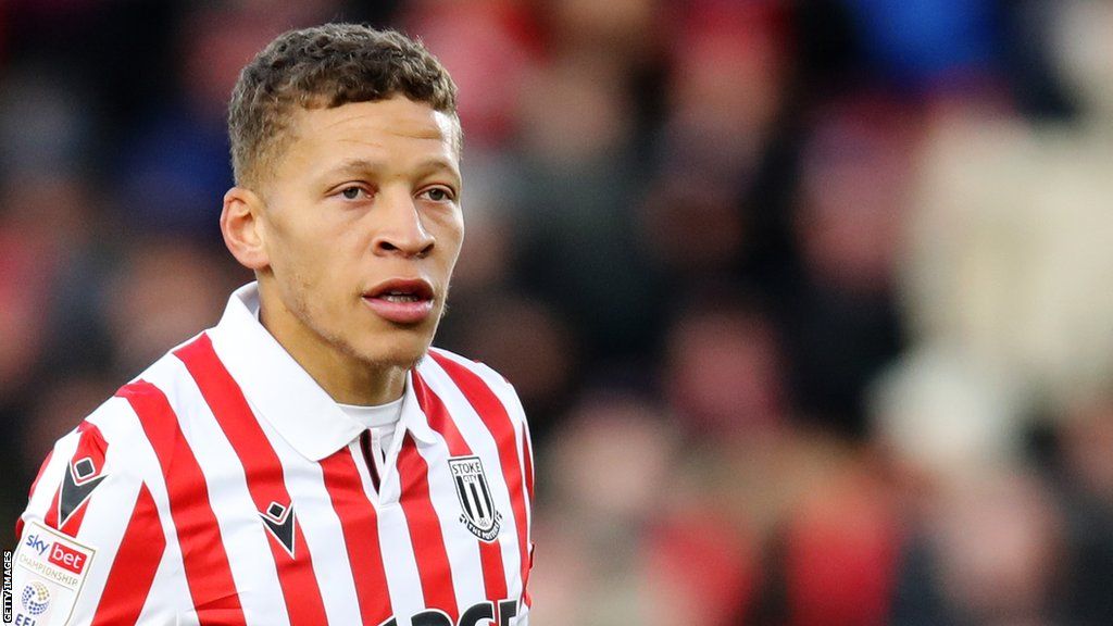 Dwight Gayle in action for Stoke