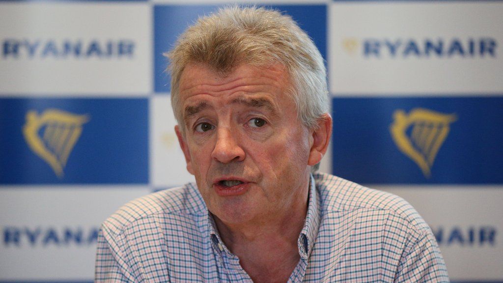 Ryanair chief executive Michael O'Leary