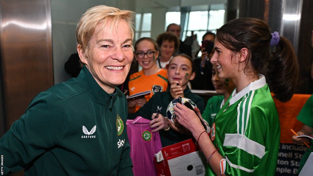 Vera Pauw pictured at Dublin Airport on Wednesday
