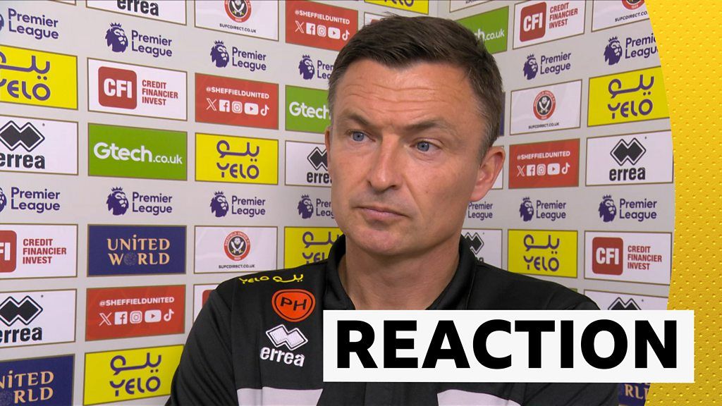 Sheffield United 0-8 Newcastle United: Paul Heckingbottom upset with 'unacceptable' second half