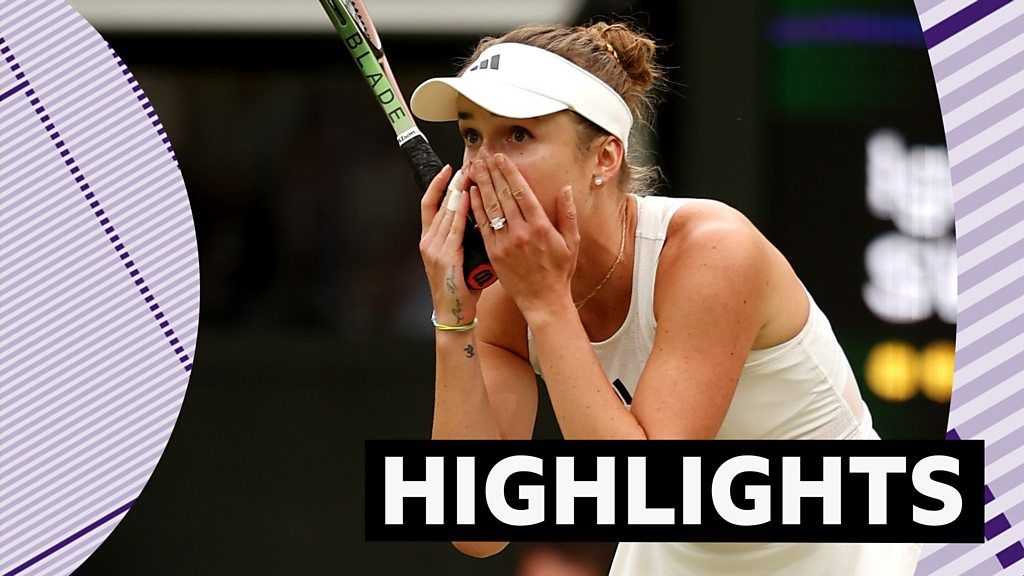 Wimbledon 2023: Ukraine's Elina Svitolina beats Iga Swiatek to reach semi-finals