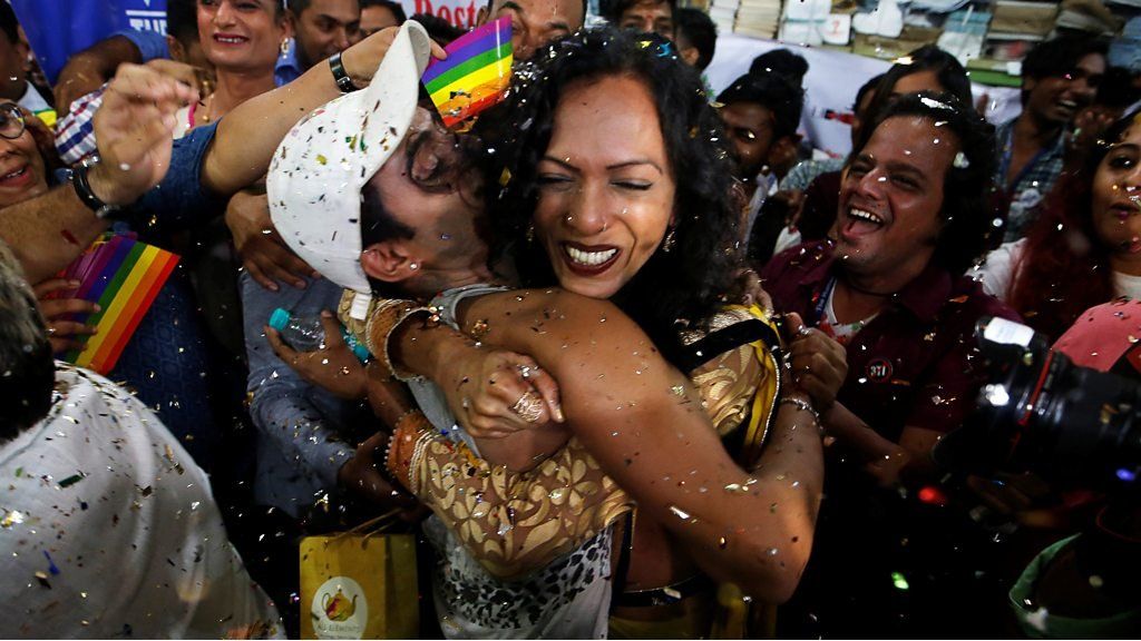 India Court Legalises Gay Sex In Landmark Ruling Bbc News
