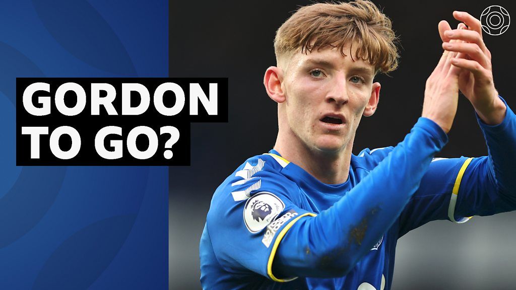 Football Focus Will 'homegrown star' Anthony Gordon leave Everton