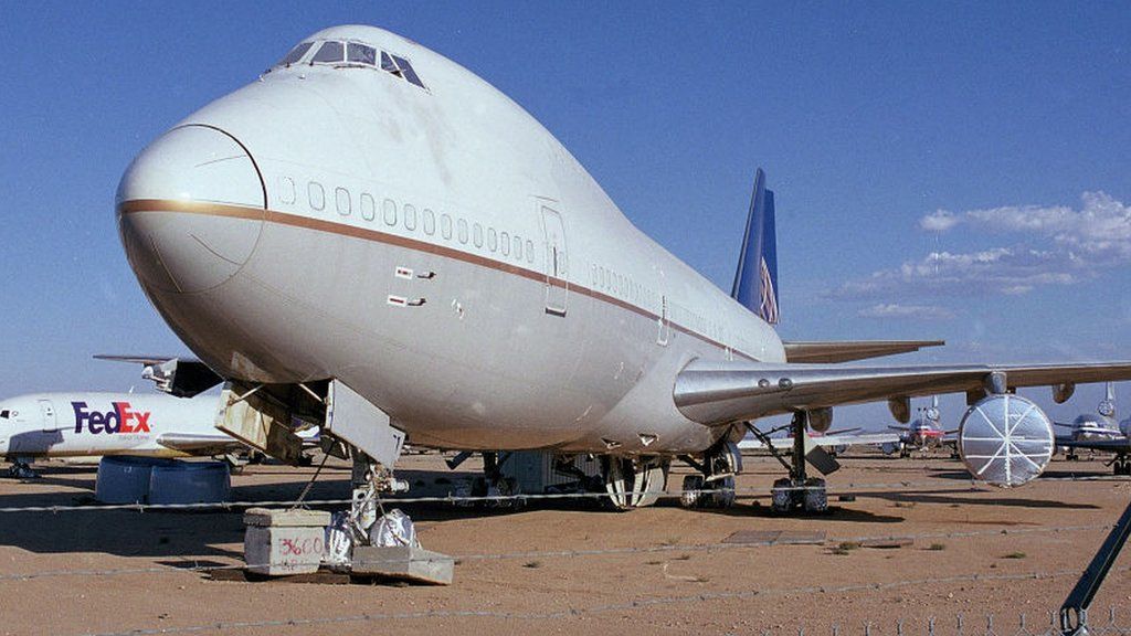 747 in storage