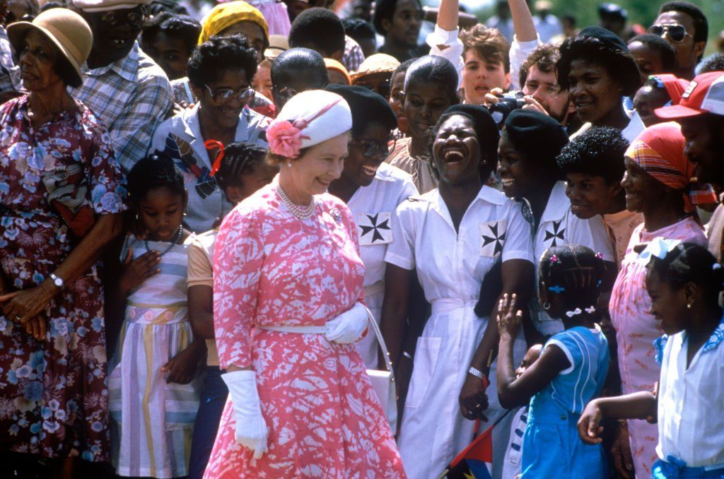 Queen Elizabeth II, Antigua and Barbuda, 24th October 1985.