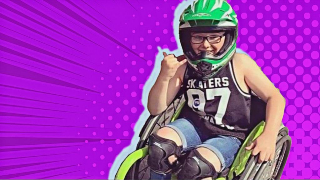 Watch 12yearold Ben land recordbreaking wheelchair backflip! BBC
