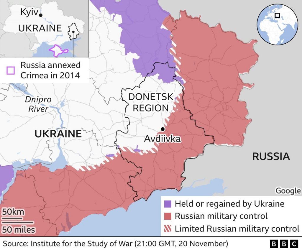 Ukraine war Facing a harsh winter on the front line BBC News