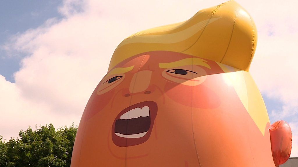 Donald Trump Balloon: Baby Blimp Acquired By Museum Of London - BBC News