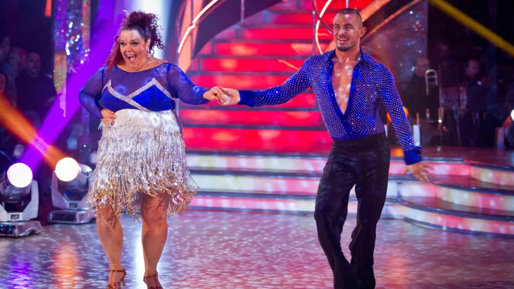 Lisa Riley and Robin Windsor dancing on Strictly in 2012
