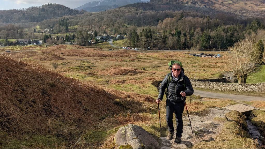 James Adler hiking