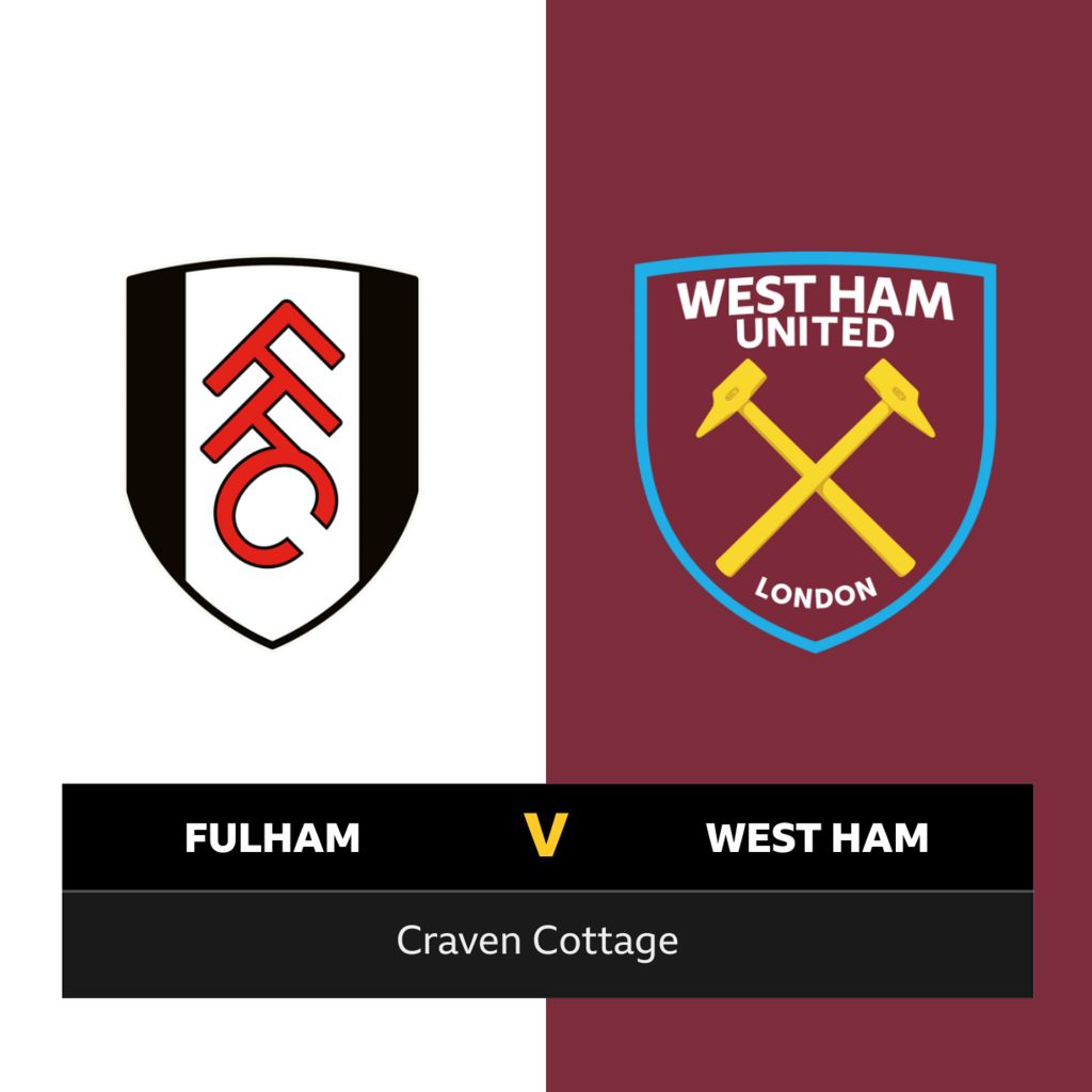 Follow Fulham V West Ham Live - BBC Sport