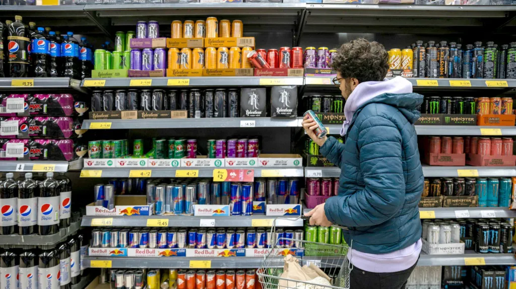 England to ban the sale of energy drinks for under-16s