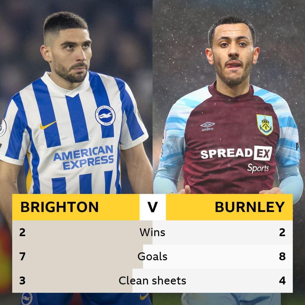 Brighton V Burnley: Head-to-head Record - BBC Sport