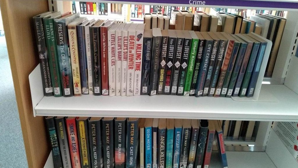 Coronavirus Library Books Rearranged In Size Order By Cleaner c News