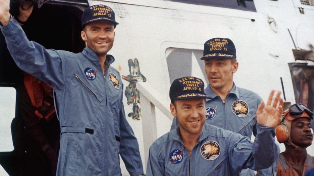 Fred Haise, Jim Lovell and Jack Swigert