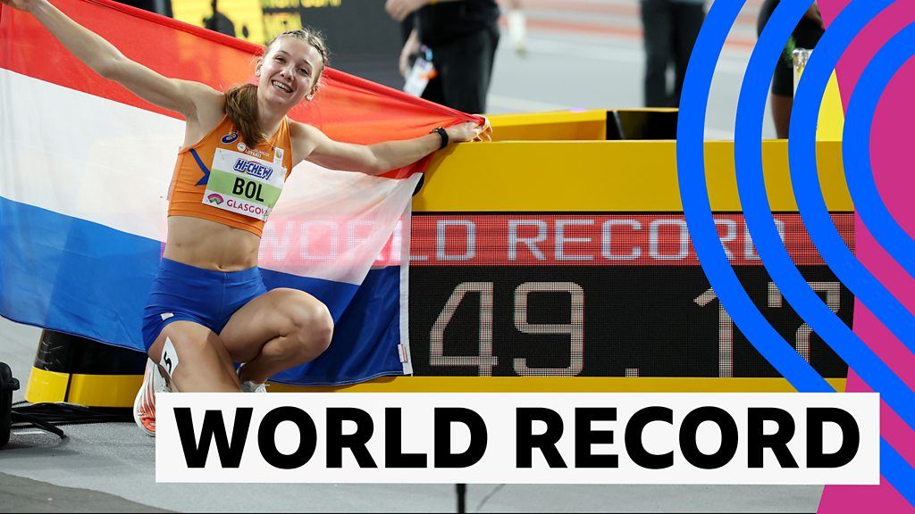 Bol breaks world record to win 400m indoor title
