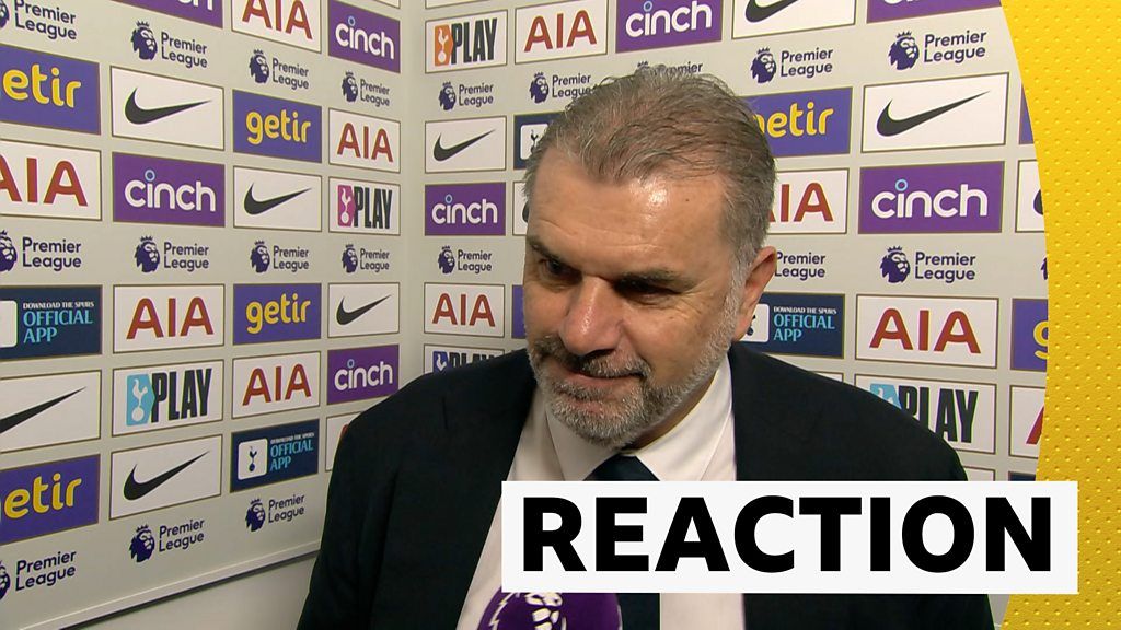 Tottenham 3-1 Bournemouth: Ange Postecoglou 'really proud of outstanding Spurs effort'